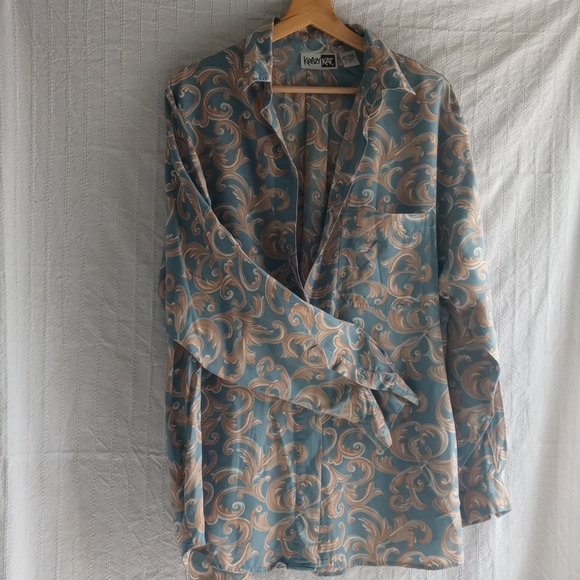 Vintage Krazy Kat Paisley Print Tunic Tops - Picture 3 of 4